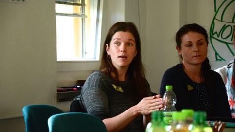 Dr. rer. nat. Geeske Scholz stellte ihr Projekt vor