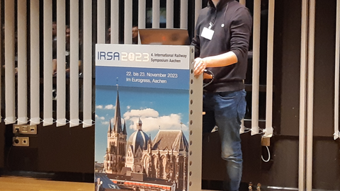 Jing Shan presenting at IRSA