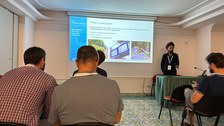 Dr. Nikola Bešinović presenting the work on Vulnerability envelopes for railway transport networks