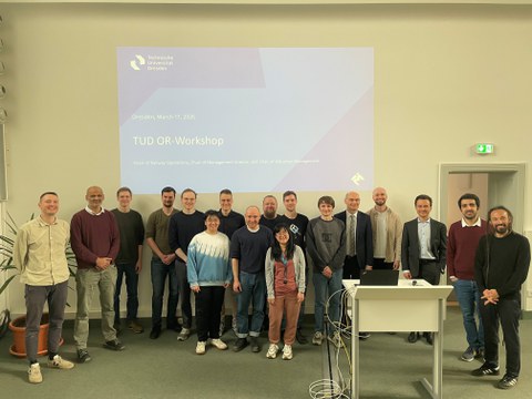 OR Workshop organized by three TUD chairs
