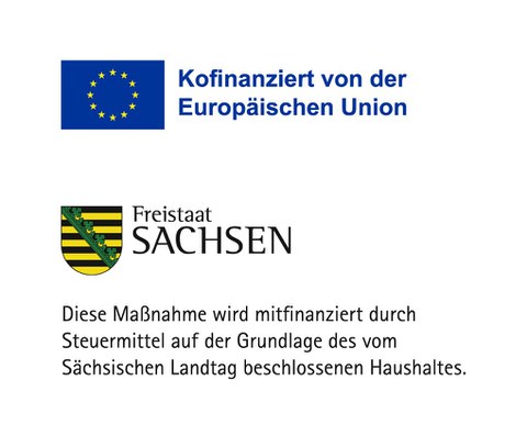 Kofinanziert von der Europäischen Union und dem Freistaat Sachsen