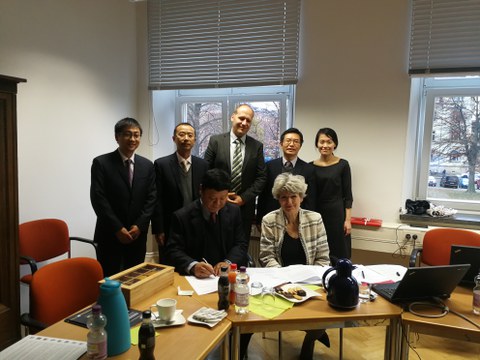 Delegation der SVTCC-Hochschule 