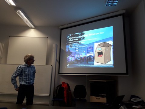 Dr Wagner talking on autonomous driving