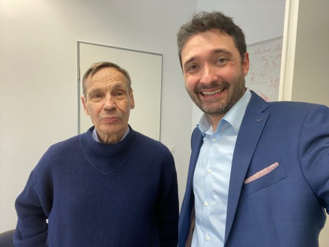 Prof. Timo Terasvirta and Ostap.jpg