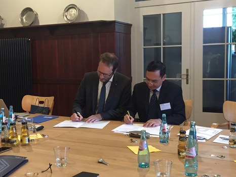 Signing the Letter of Intent