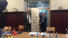 Prof. Krauthäuser und Prof. Shi