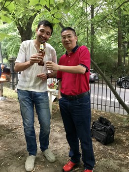 Ostap Okhrin and Fu Daiguo (Vice Dean of Western Business School, SWUFE)