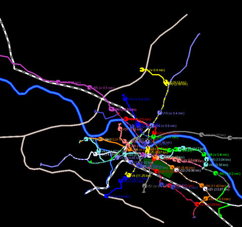 b-u-s-sim Fenster Dresden Tram