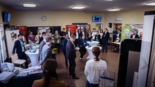 Eröffnung der Kontaktmesse Verkehr 2019 im Foyer des Gerhart-Potthoff-Baus