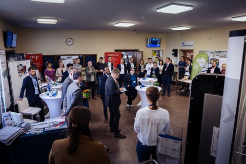 Eröffnung der Kontaktmesse Verkehr 2019 im Foyer des Gerhart-Potthoff-Baus