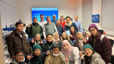 Gruppenfoto Labor Indonesier
