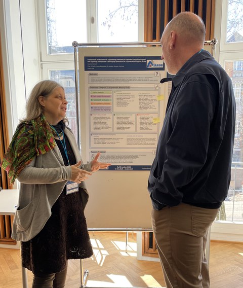 Posterpräsentation von Susanne Wunsch auf der RailDresden2025