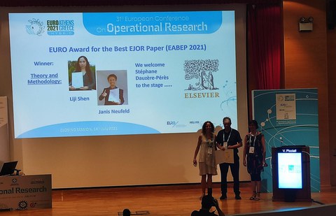 Preisverleihung EJOR Best Paper