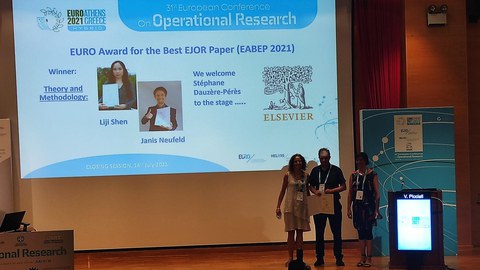 Preisverleihung EJOR Best Paper