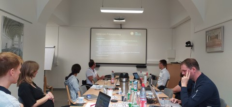 VIPES Team beim Meeting