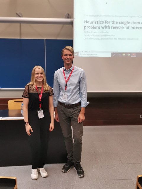 Steffen Rudert and Nadine Schiebold at ICCL 2022