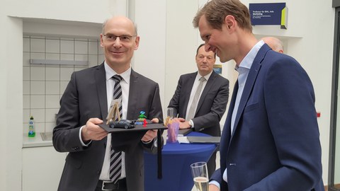 Steffen Rudert bekommt den Doktorhut