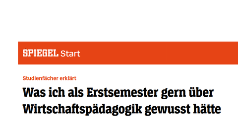 Ausschnitt einer Artikelüberschrift des Spiegels