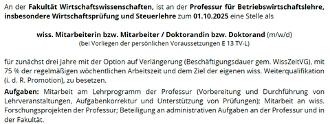 News_Ausschreibung