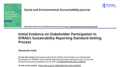 Social and Environmental Accountability Journal