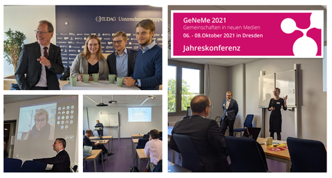 Es sind Eindrücke von der GeNeMe 2021 zu sehen