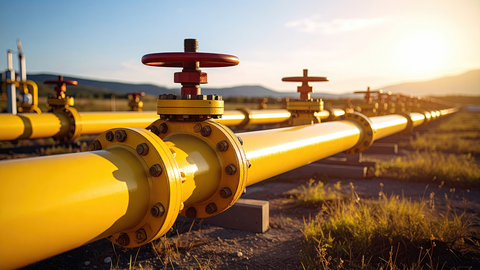Zu sehen ist eine Gaspipeline 