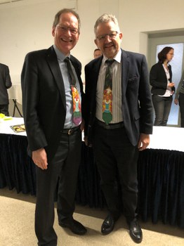 Bild von Prof. Dr. Eric Schoop und Prof. Dr. Alexander Karmann