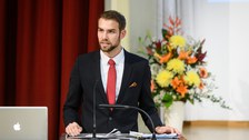 York von Negenborn bei seiner Absolventenrede