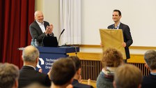 Zu sehen sind Prof. Thum und Prof. Zschech