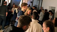 Voller Gang im Hülße Bau