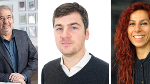 Zu sehen sind die drei Distinguished research Fellows 2023