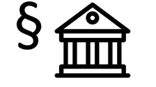 Paragraphenzeichen, Gerichtsgebäude