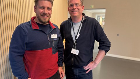 Dix Gräubig (links) und Michael Baumgartner (rechts)