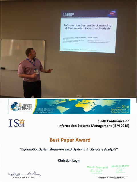 BestPaperAward_FedCSIS 2018