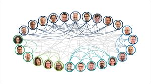 Representation of the individual Pis with the connections to each other