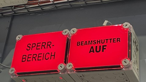 Pic showing 2 display boxes: Sperrbereich and Beamshutter 