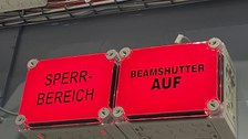 Pic showing 2 display boxes: Sperrbereich and Beamshutter 
