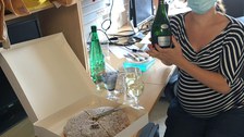 Berenger winning a Grant