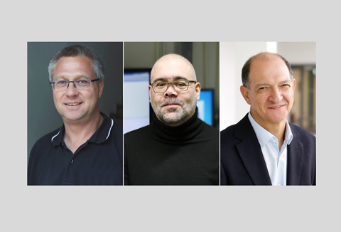 Prof. Nils Kröger, Prof. Jochen Guck, Prof. Ezio Bonifacio (von links nach rechts) 