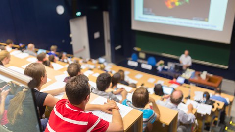 Studenten in Vorlesung