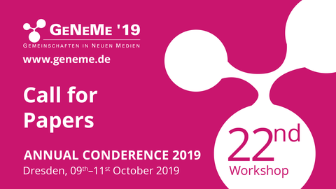 announcement picture for GeNeMe Call for Papers