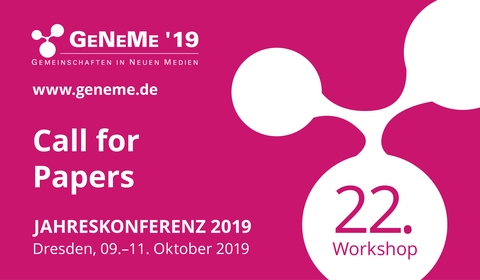 Ankündigungsbild GeNeMe Call for Papers