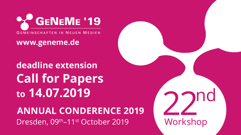Picture with date of GeNeMe extension to 14.07.2019