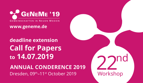 Picture with date of GeNeMe extension to 14.07.2019