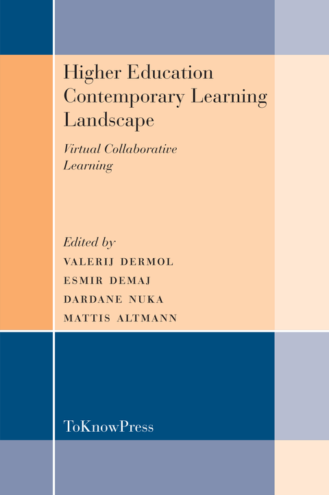 Titelseite des Sammelbandes „Higher Education Contemporary Learning Landscape”