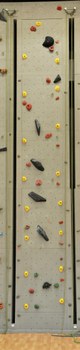 Neue Kletterroute in gelb