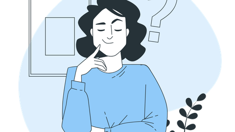 Woman is thinking