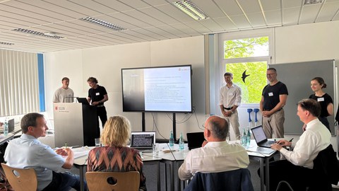 Pitch vor der Jury