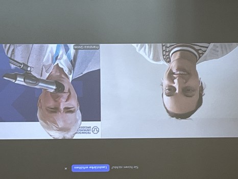 Onlineschalte mit einer der Pitch-Trainerinnen