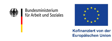 Logo BMAS und EU